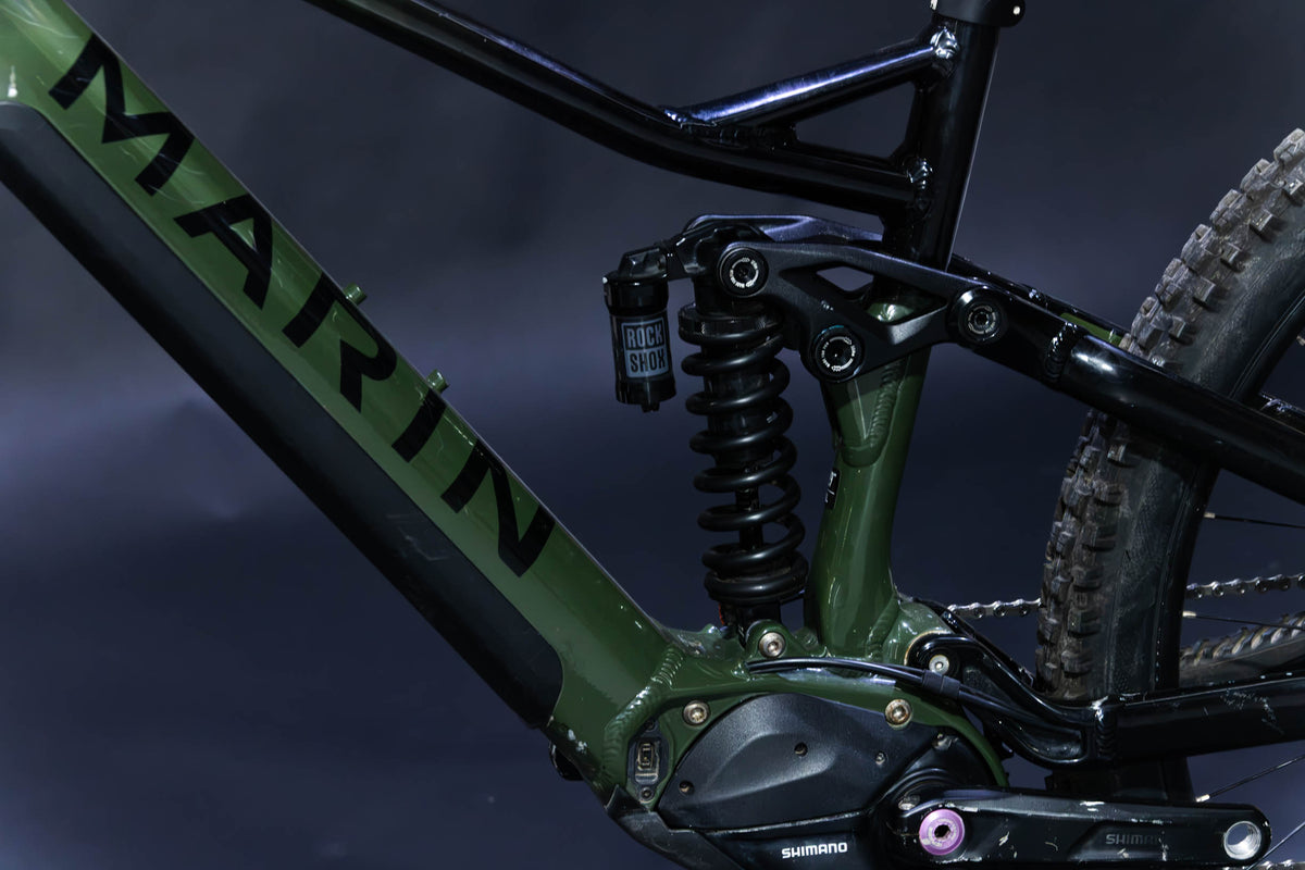 Bicicleta de Montaña Asistida Doble Suspensión Marin Alpine Trail E1 29" (2023) Seminueva