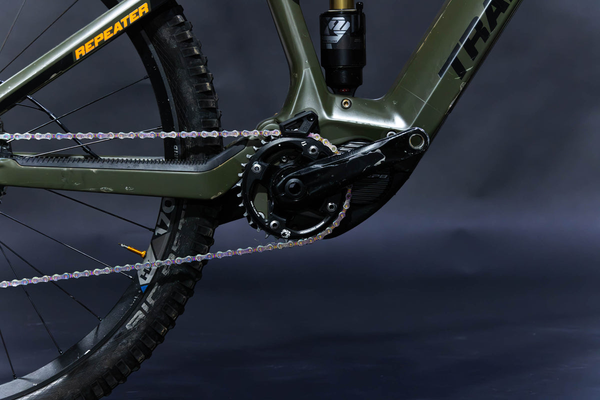 Bicicleta De Montaña Asistida Doble Suspension Transition Repeater 29" Talla Large (2022) Seminueva