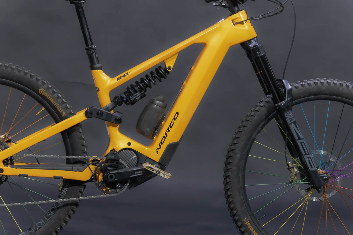 Bicicleta De Montaña asistida Doble Suspension Norco Range 29" Talla M/L (2024) Seminueva