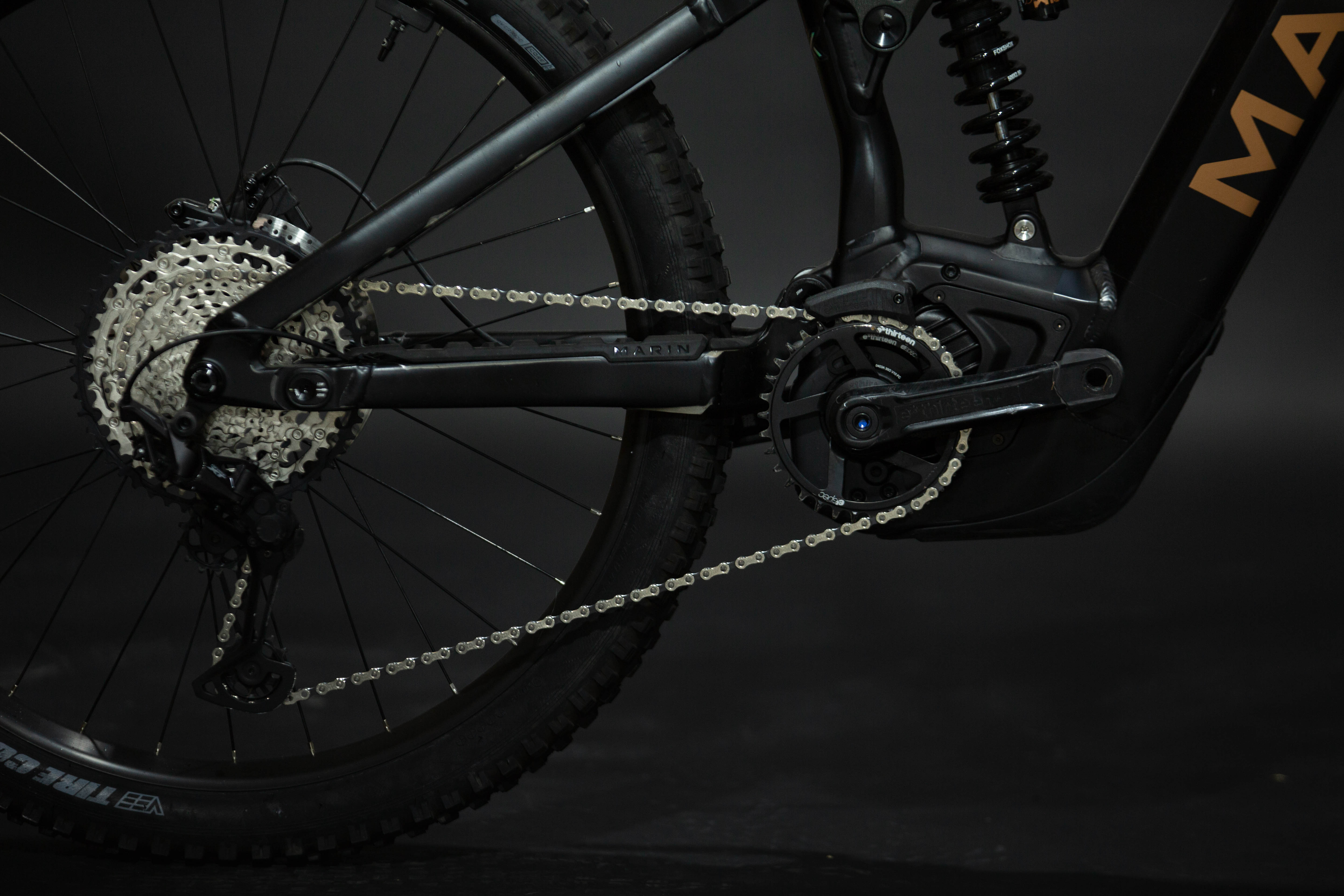 Bicicleta de Montaña Asistida Doble Suspensión Marin Alpine Trail E2 29/27.5" Talla Large (2024) Seminueva