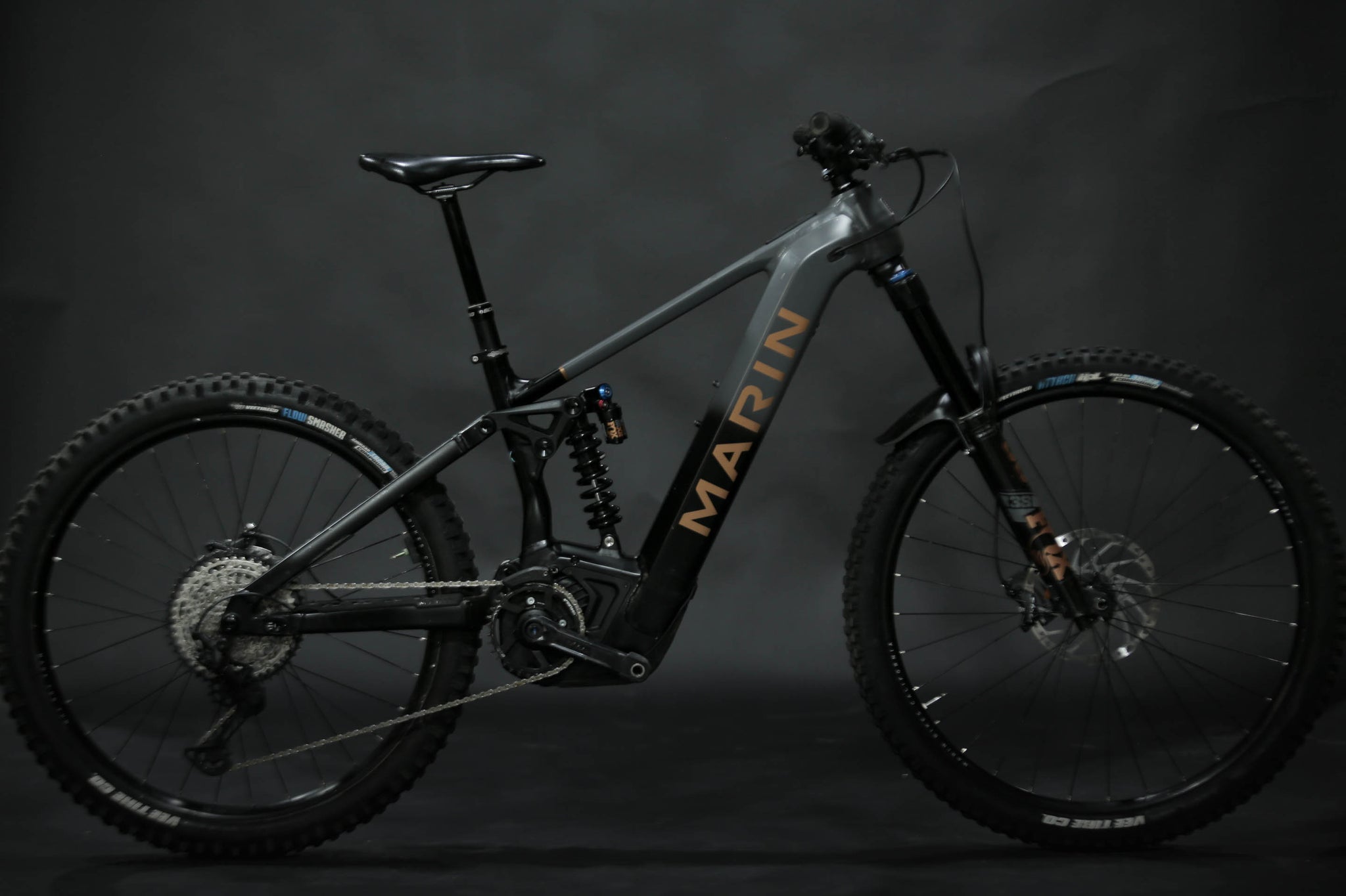 Bicicleta de Montaña Asistida Doble Suspensión Marin Alpine Trail E2 29/27.5" Talla Median (2024) Seminueva