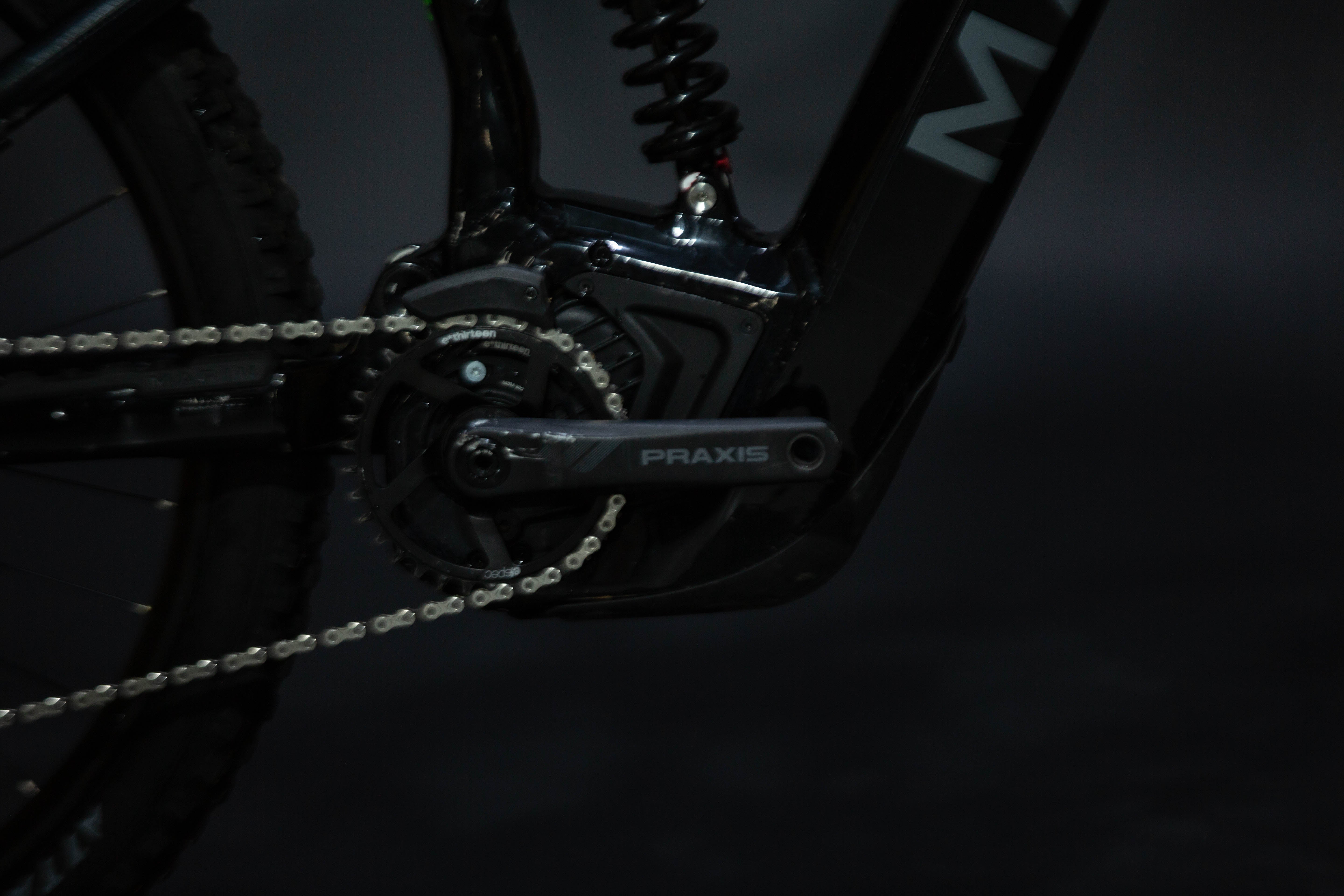 Bicicleta de Montaña Asistida Doble Suspensión Marin Alpine Trail E1 29/27.5" Talla Medium (2024) Seminueva