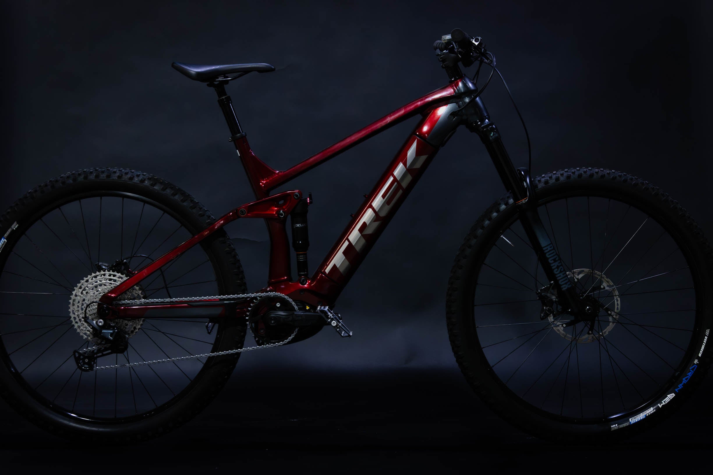 Bicicleta De Montaña Asistida Doble Suspension Trek Rail 5 29" Talla Extra Large (2022) Seminueva