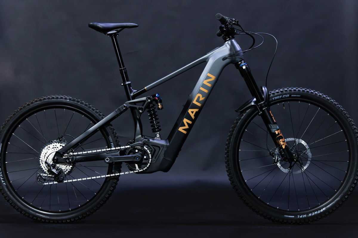 Bicicleta de Montaña Asistida Doble Suspensión Marin Alpine Trail E2 Talla Large 27.5/29" (2024) Nueva