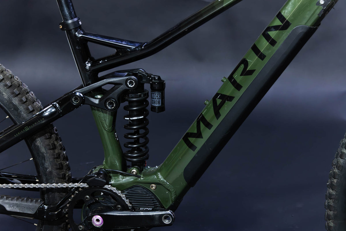 Bicicleta de Montaña Asistida Doble Suspensión Marin Alpine Trail E1 29" (2023) Seminueva