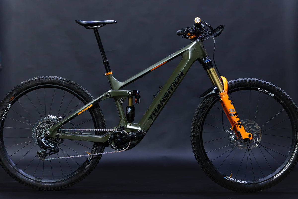Bicicleta De Montaña Asistida Doble Suspension Transition Repeater 29" Talla Large (2022) Seminueva