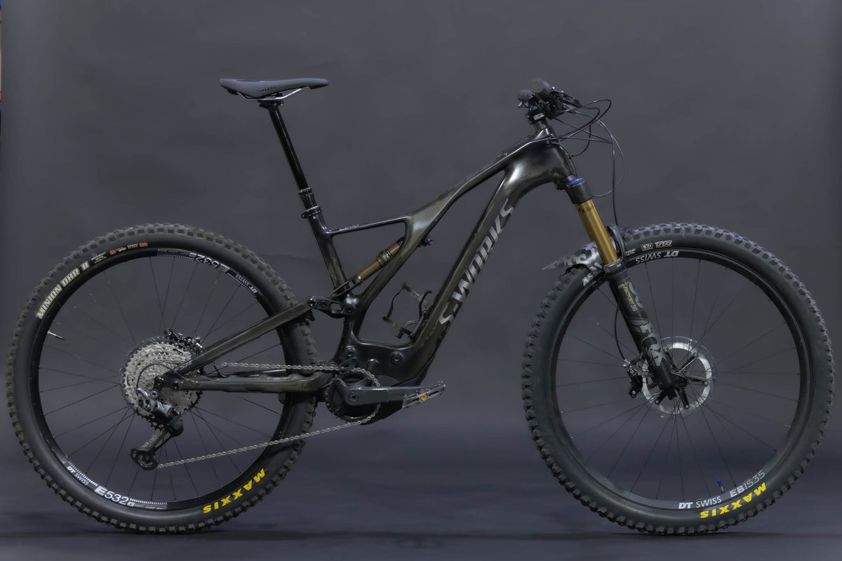 Bicicleta de Montaña Asistida Doble Suspensión Specialized S-Works Turbo Levo 29" Talla Large (2021) Seminueva