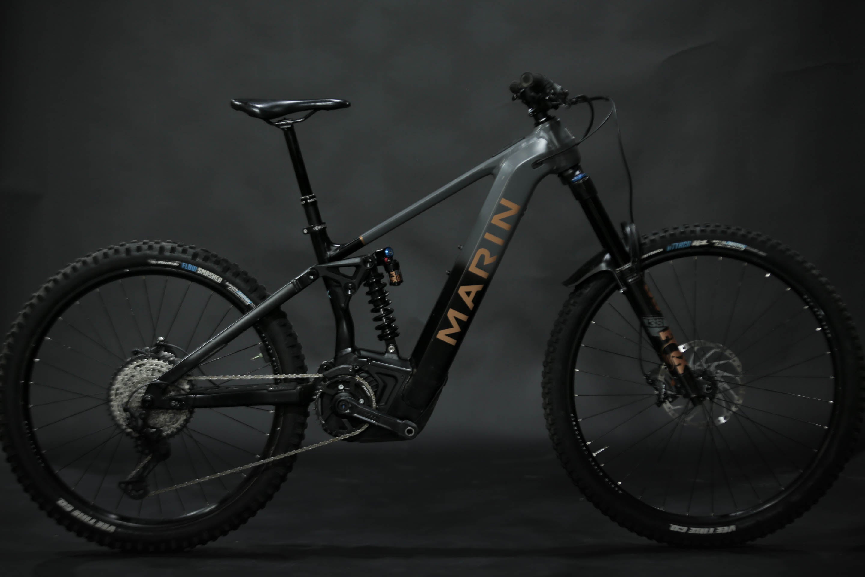 Bicicleta de Montaña Asistida Doble Suspensión Marin Alpine Trail E2 29/27.5" Talla Median (2024) Seminueva