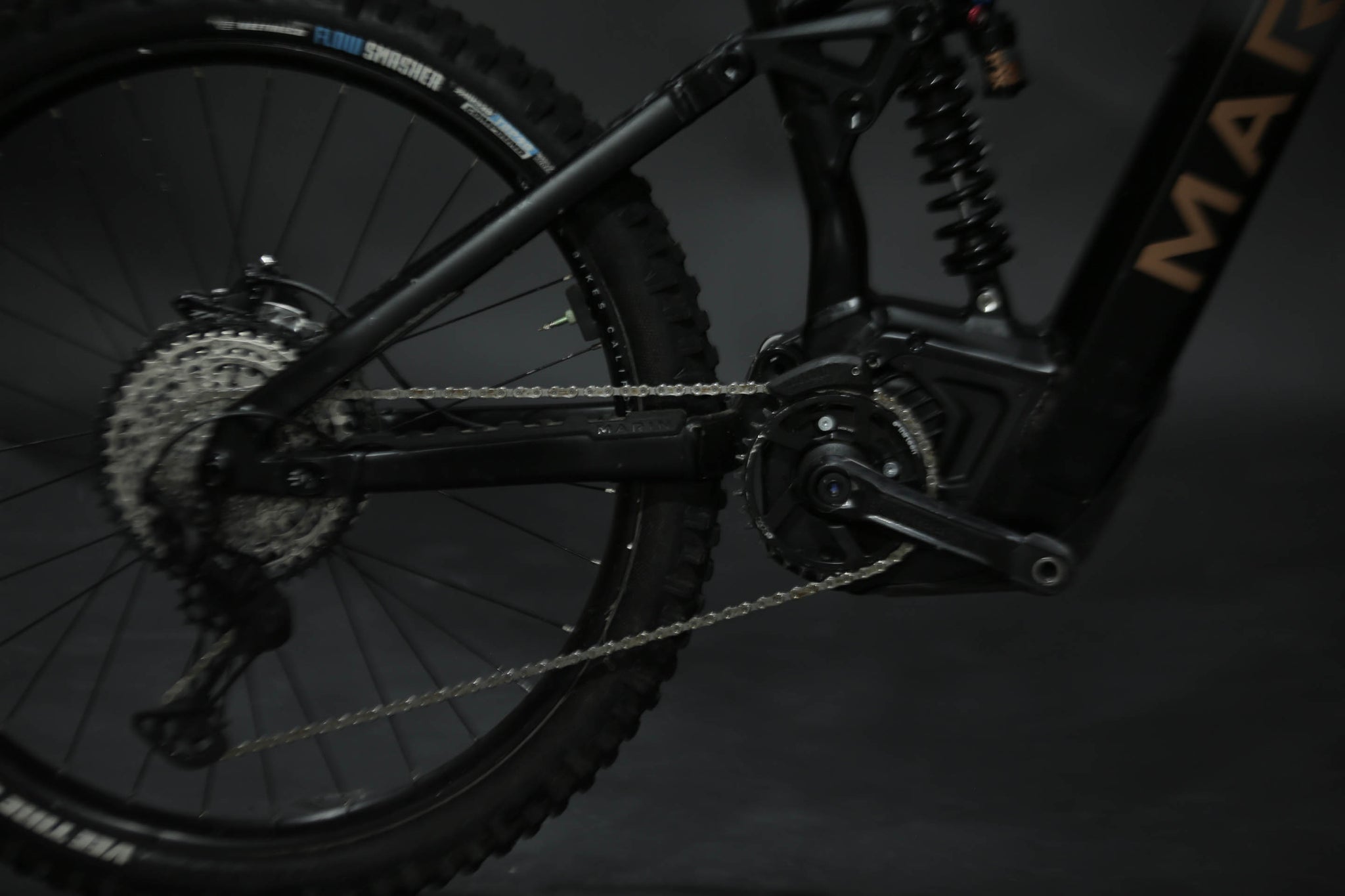 Bicicleta de Montaña Asistida Doble Suspensión Marin Alpine Trail E2 29/27.5" Talla Median (2024) Seminueva