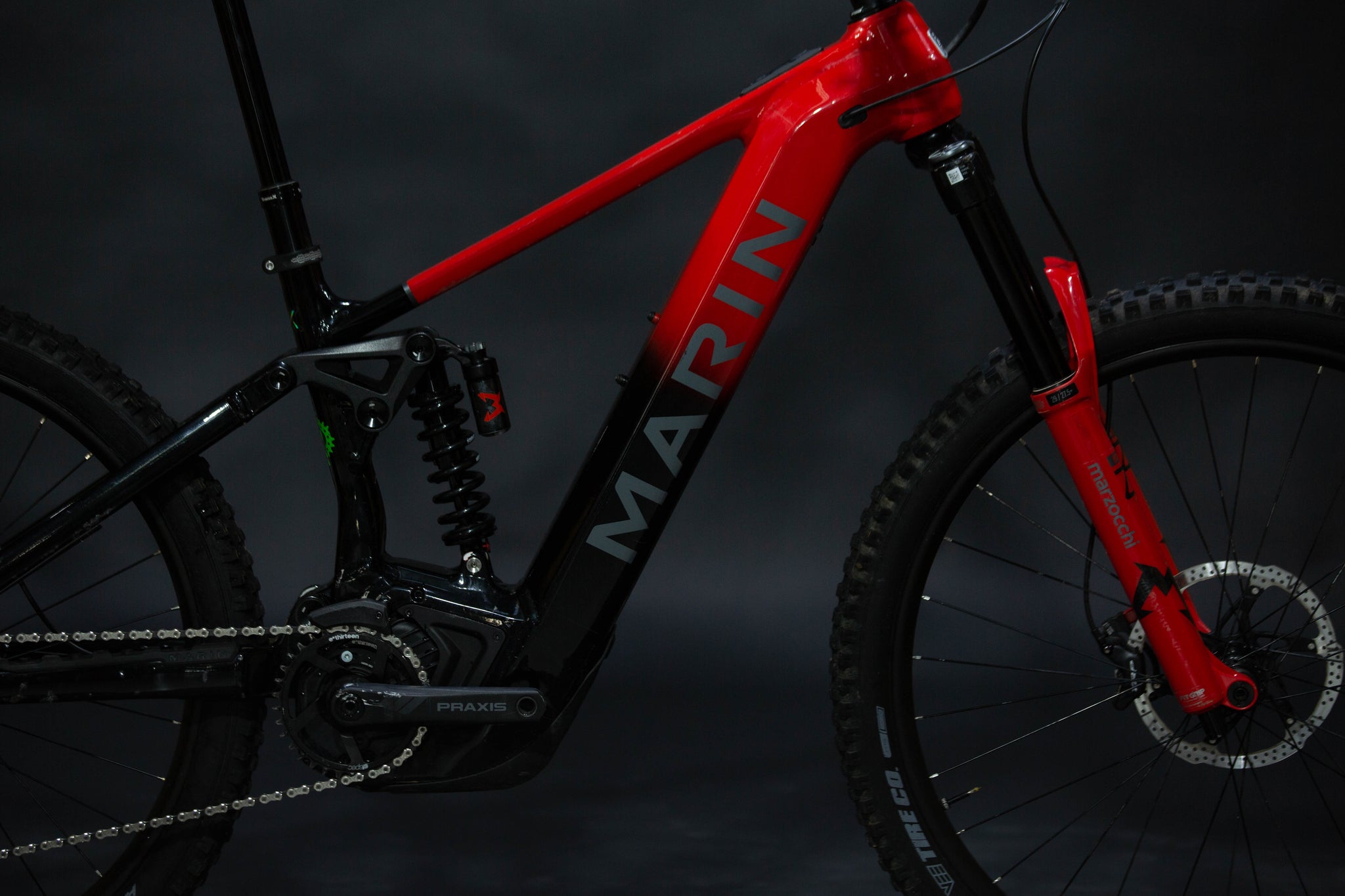 Bicicleta de Montaña Asistida Doble Suspensión Marin Alpine Trail E1 29/27.5" Talla Medium (2024) Seminueva